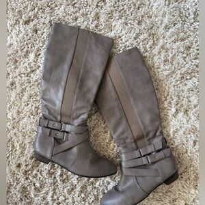 Women's mid-calf boots Boots - Taupe